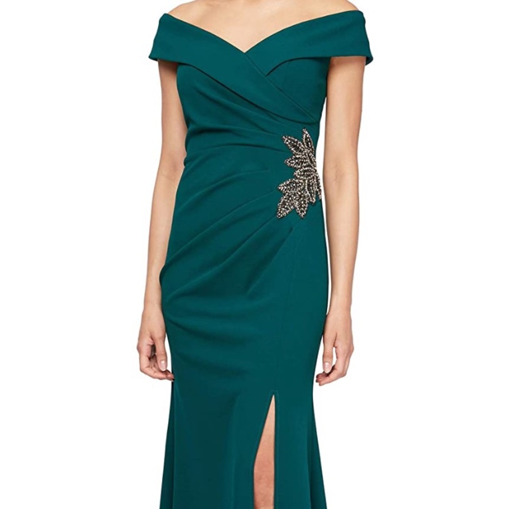Petite Formal Gown with Sweetheart Neckline